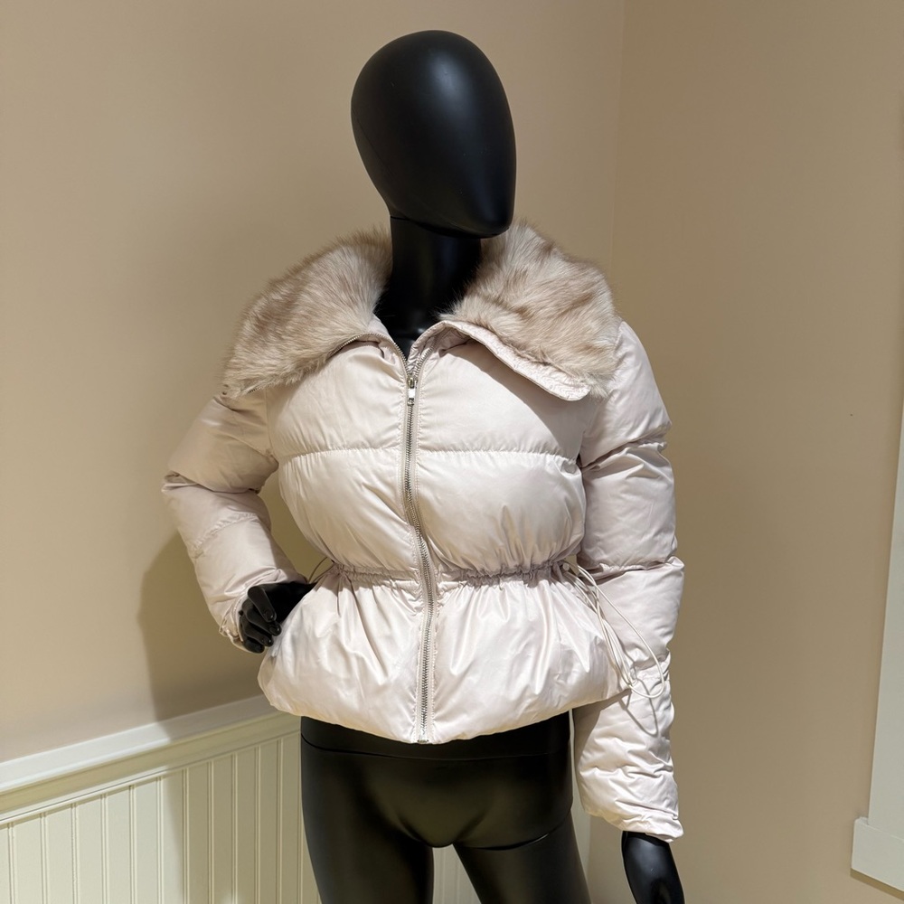 Winter Jacket Short Jacket Coat Trench Overcoat Parka Puffer Fur Collar Bomber